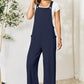 Double Take Full Size Wide Strap Overall with Pockets